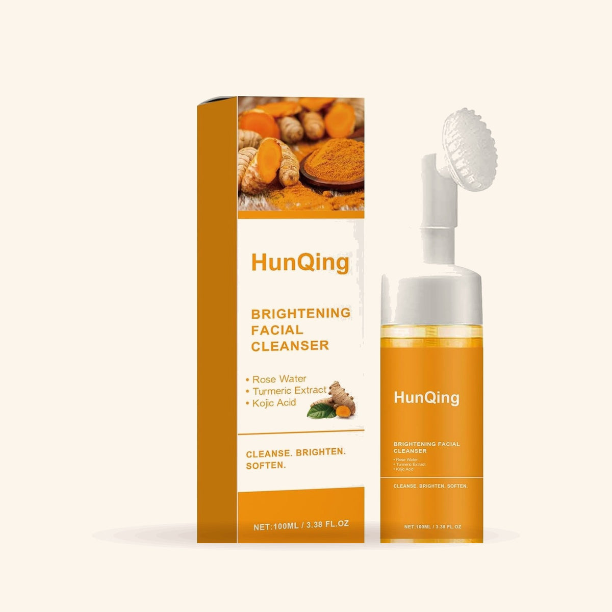Áurea · Limpiador facial iluminador con su caja